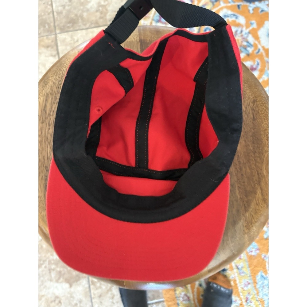 SUPREME Cap RED Hat Adjustable Strapback USA Made - Picture 4 of 4